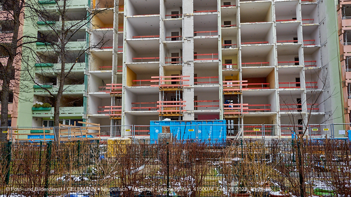28.02.2023 - Sanierung in der Kurt-Eisner Straße Neuperlach